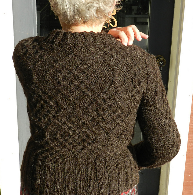Prescott Pullover Knitted by Patricia Bell
